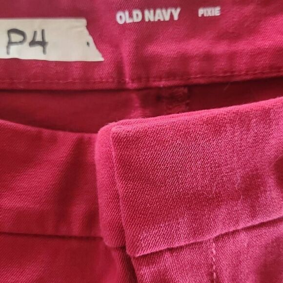 P4  Old Navy Pixie red wine   casual/dress pants - Picture 6 of 8